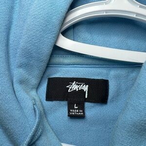 Stussy hoodie Baby Blue Size Large Sweater